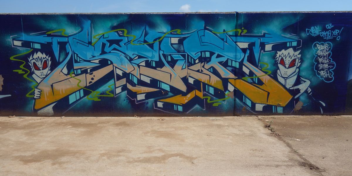 Street Art : Graffitis & Fresques Murales 08850 Gava (Catalunya)