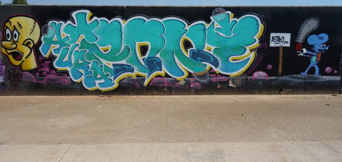 Street Art : Graffitis & Fresques Murales 08850 Gava (Catalunya)