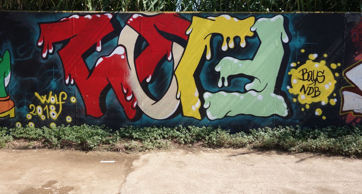 Street Art : Graffitis & Fresques Murales 08850 Gava (Catalunya)