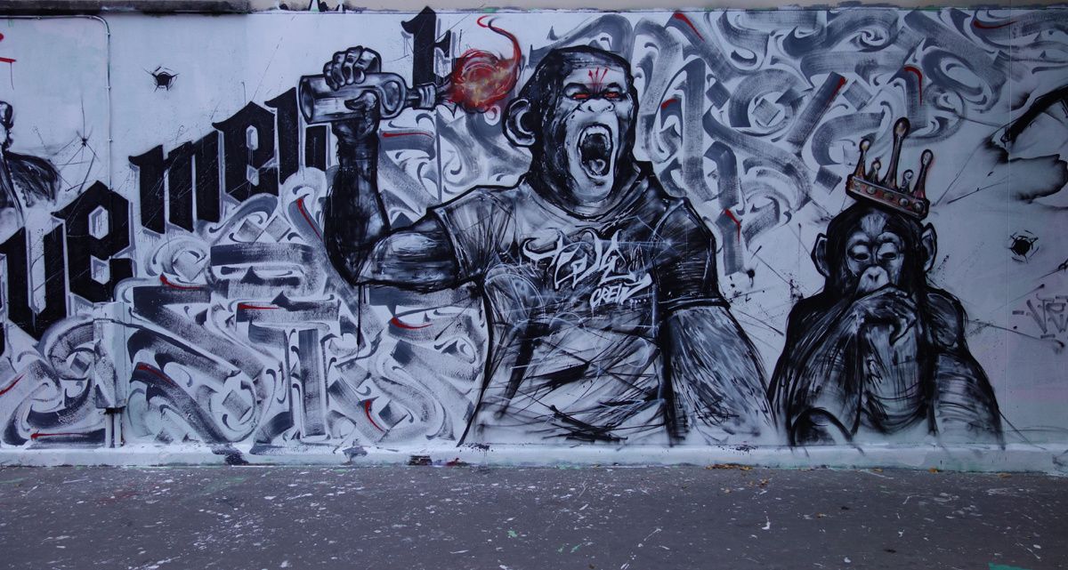 Street Art : Graffitis & Fresques Murales 75011 Paris