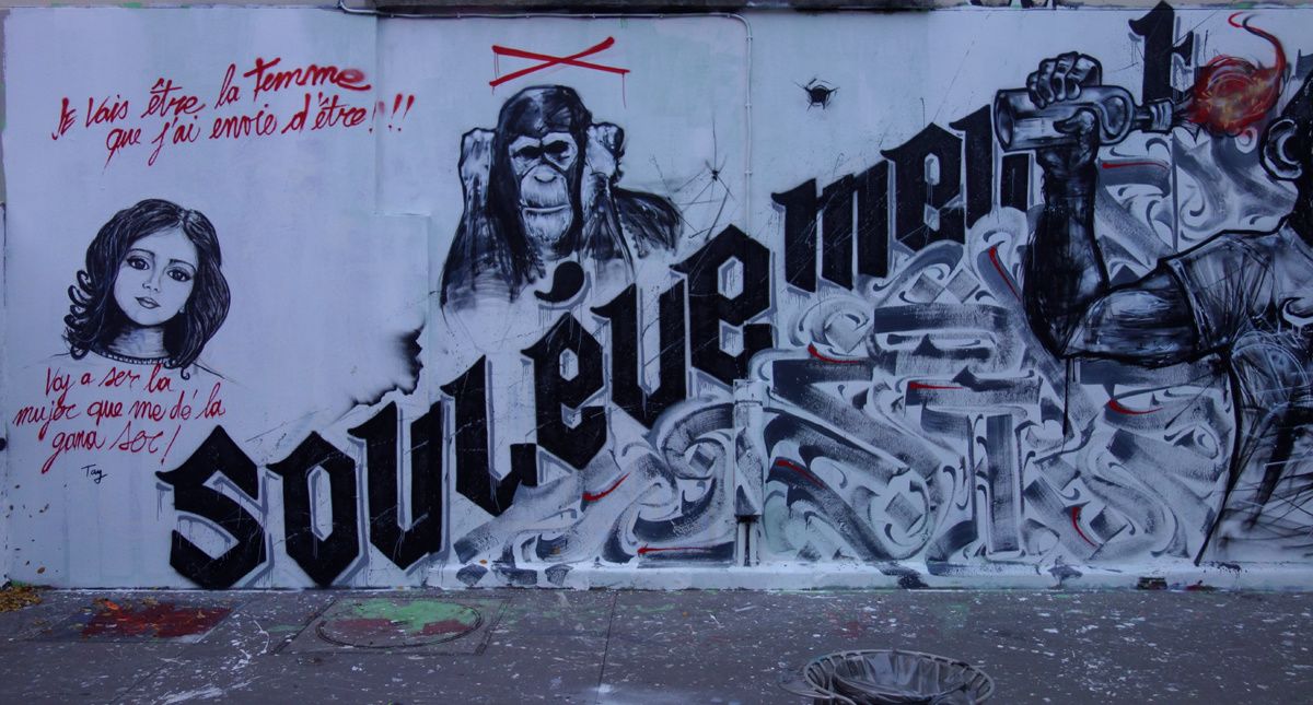 Street Art : Graffitis & Fresques Murales 75011 Paris