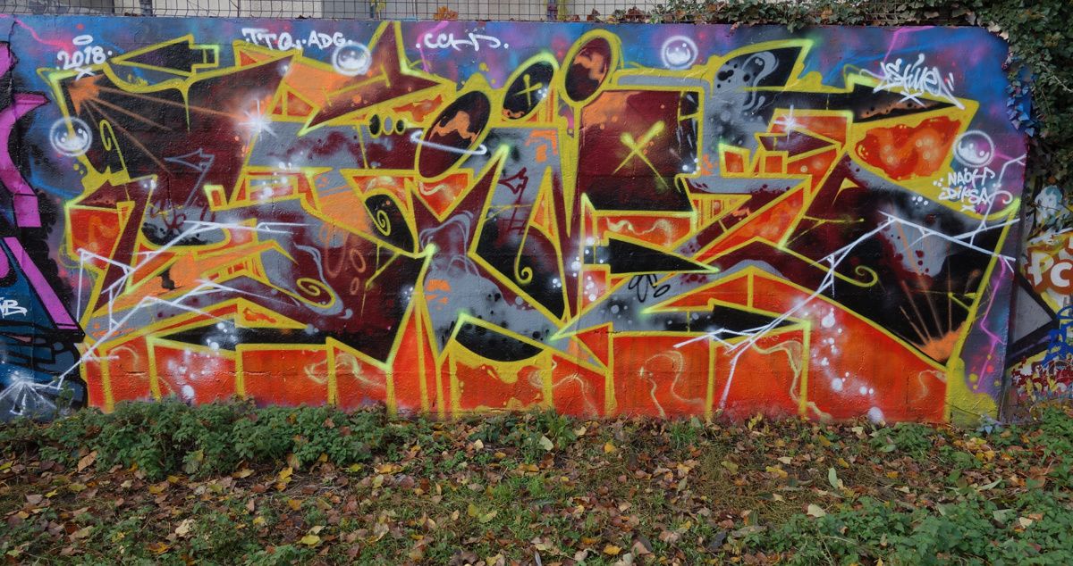 Street Art : Graffitis & Fresques Murales 93006 Bagnolet