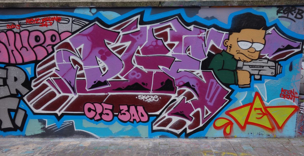 Street Art : Graffitis & Fresques Murales 93055 Pantin