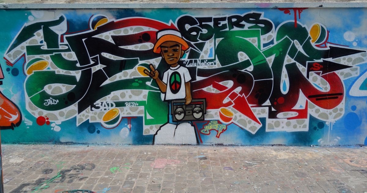 Street Art : Graffitis & Fresques Murales 93055 Pantin