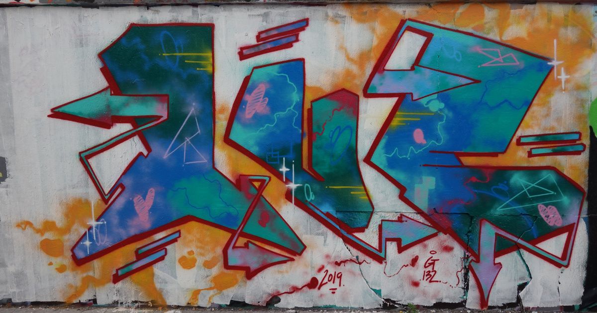 Street Art : Graffitis & Fresques Murales 93055 Pantin