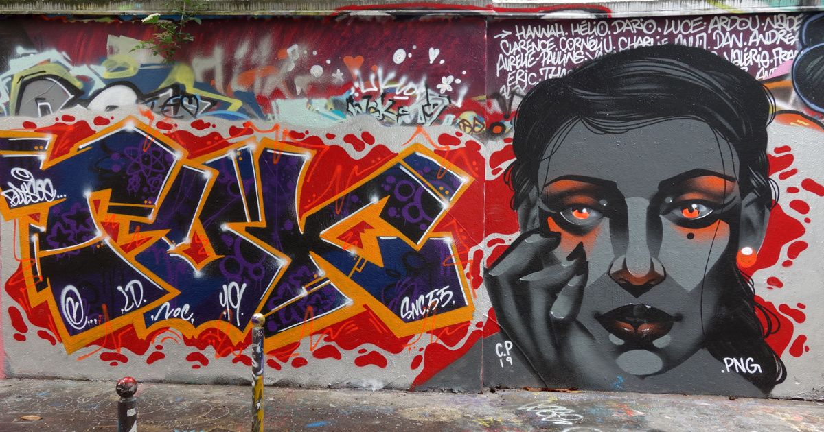 Street Art : Graffitis & Fresques Murales 75019 Paris