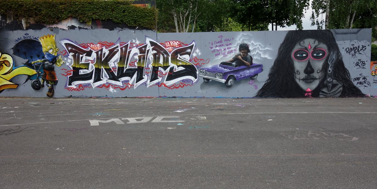 Street Art : Graffitis & Fresques Murales 94200 Ivry sur seine