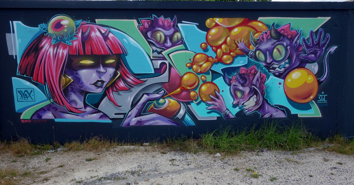 Street Art : Graffitis & Fresques Murales 33000 Bordeaux