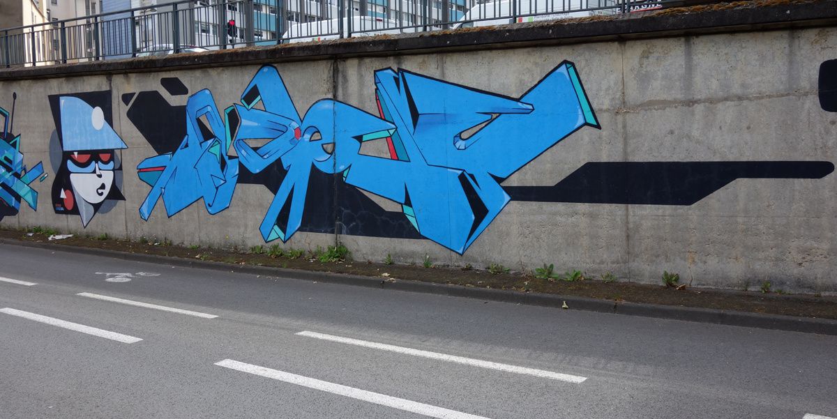 Street Art : Graffitis &amp; Fresques Murales 35238 Rennes