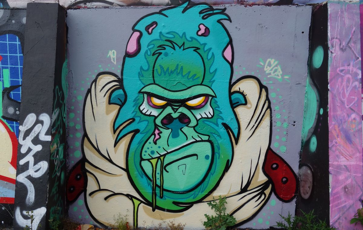 Street Art : Graffitis & Fresques Murales 49007 Angers