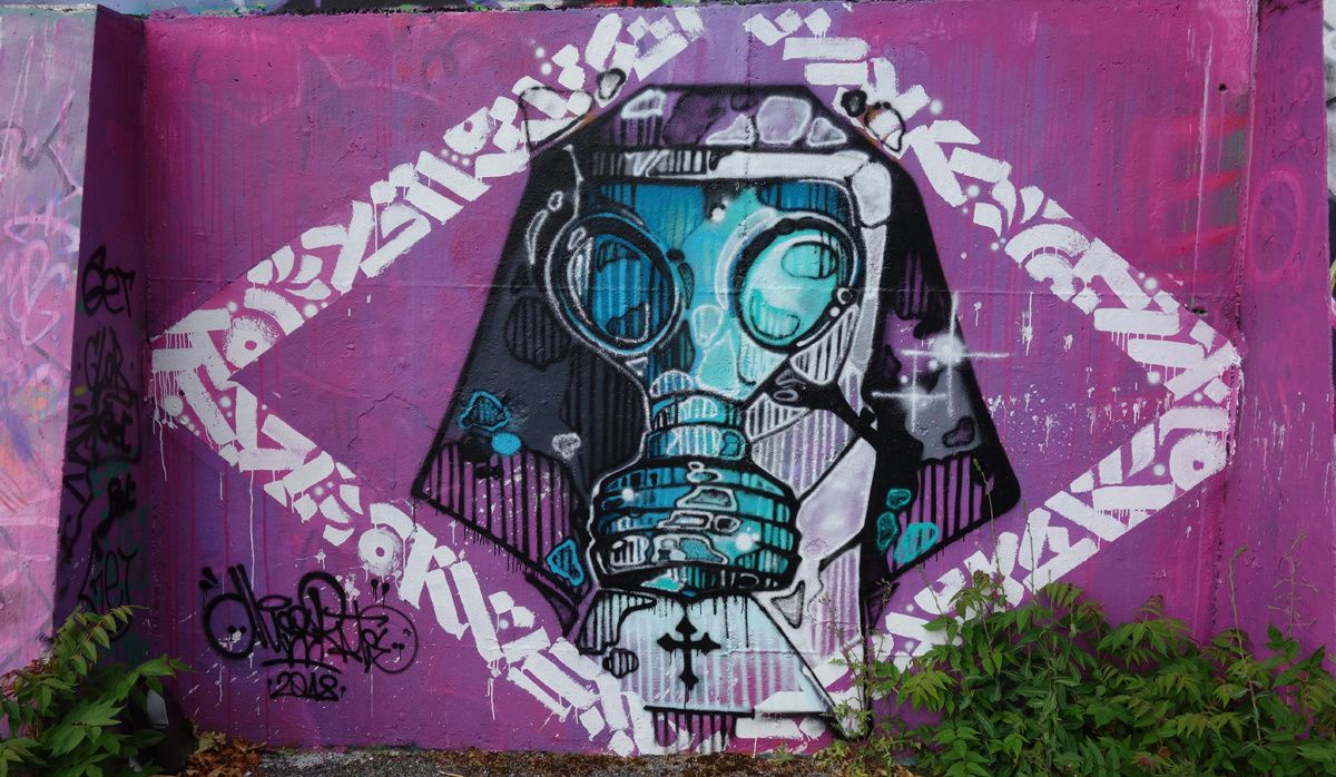 Street Art : Graffitis & Fresques Murales 49007 Angers