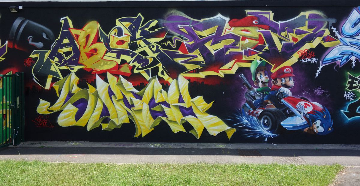 Street Art : Graffitis &amp; Fresques Murales 60139 Chambly