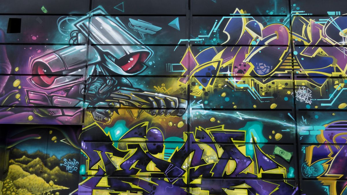Street Art : Graffitis &amp; Fresques Murales 24557 Trelissac