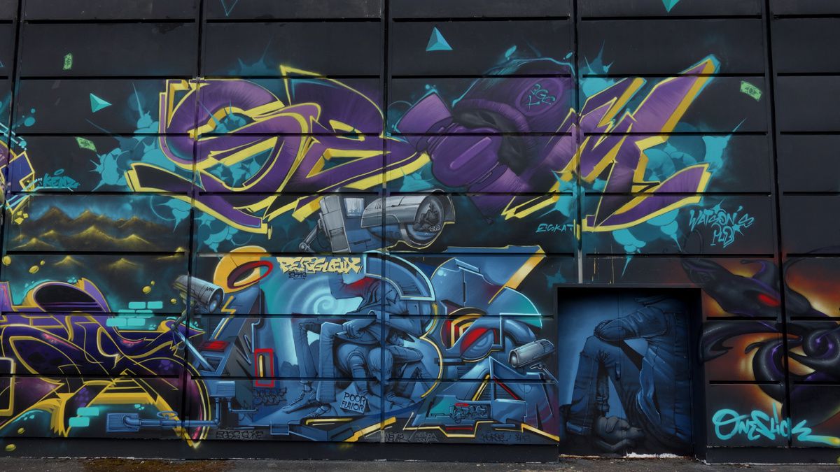 Street Art : Graffitis &amp; Fresques Murales 24557 Trelissac