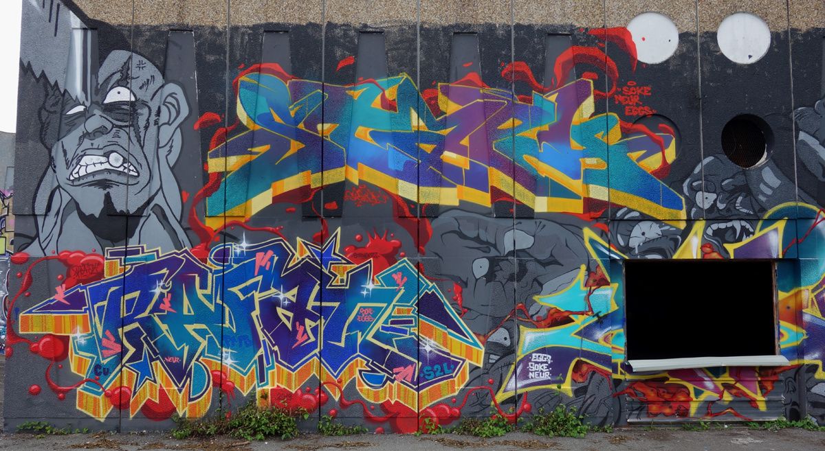 Street Art : Graffitis & Fresques Murales 24557 Trelissac