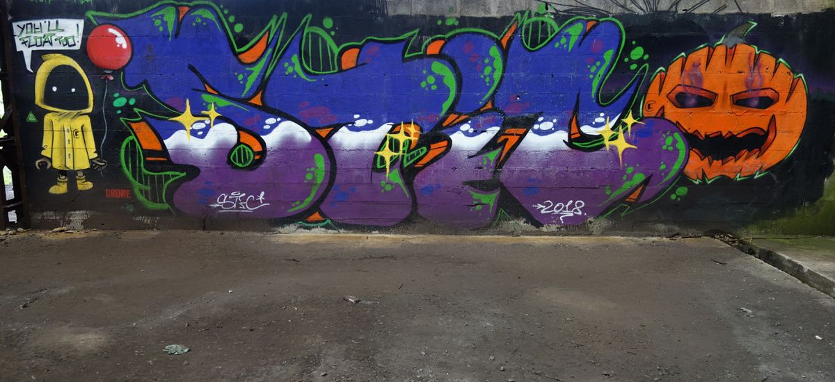 Street Art : Graffitis & Fresques Murales Département Eure (27)