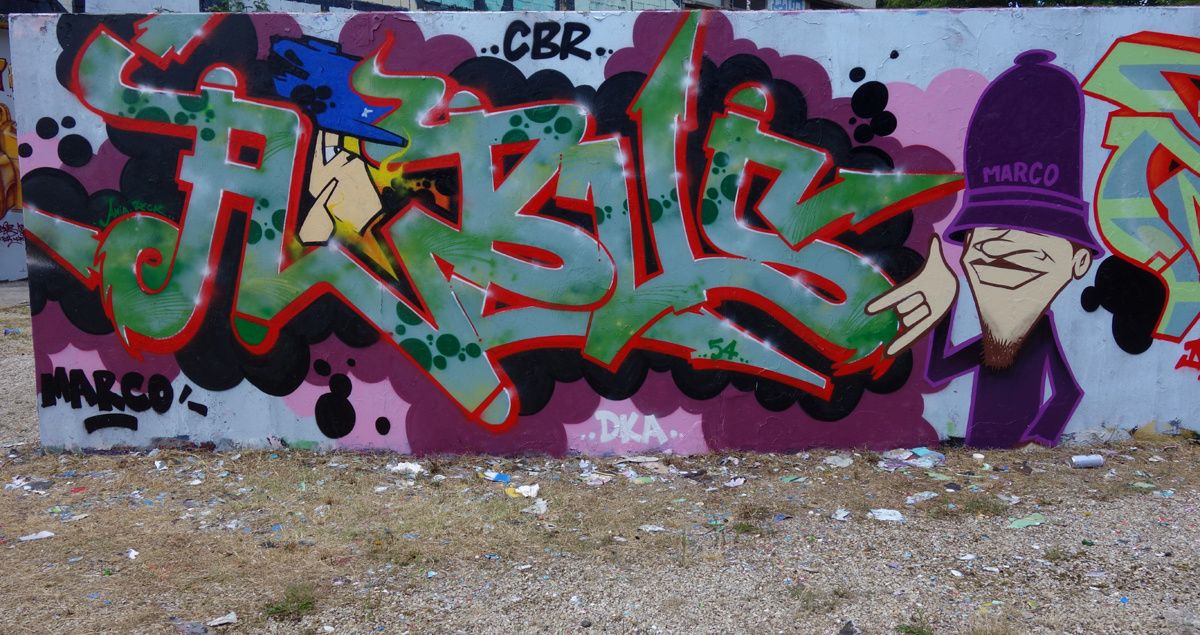 Street Art : Graffitis & Fresques Murales 78361 Mantes la Jolie