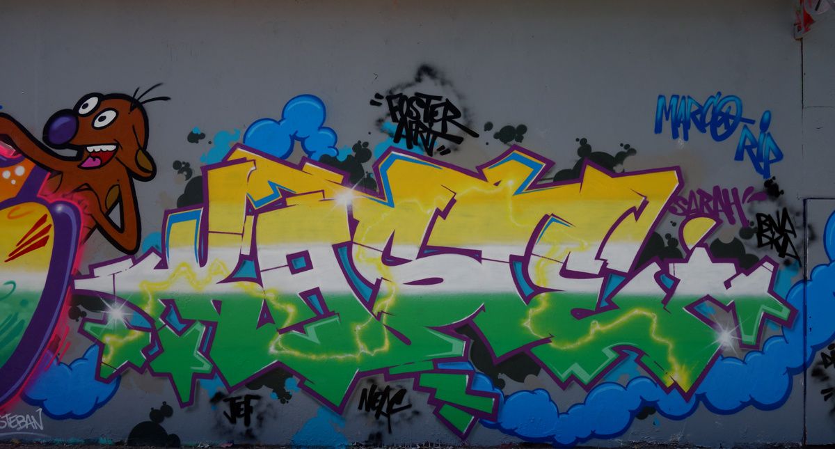 Street Art : Graffitis &amp; Fresques Murales 78361 Mantes la Jolie