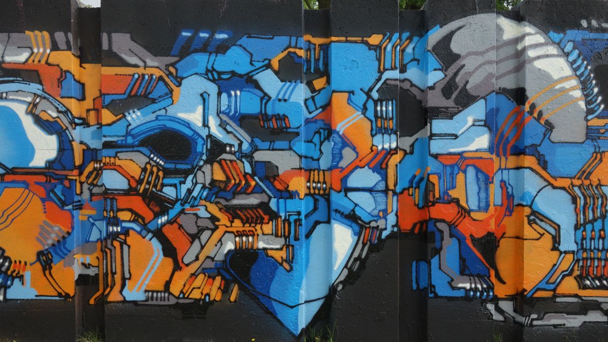 Street Art : Graffitis & Fresques Murales "Step in the Arena" 5600 Eindhoven (Pays Bas)