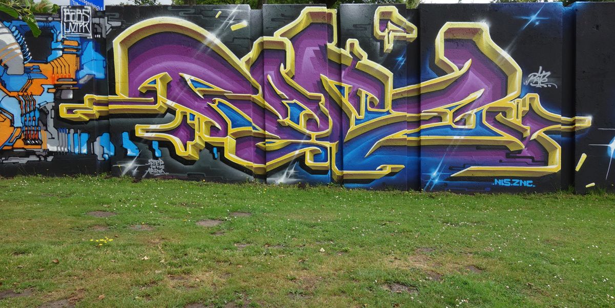 Street Art : Graffitis & Fresques Murales "Step in the Arena" 5600 Eindhoven (Pays Bas)