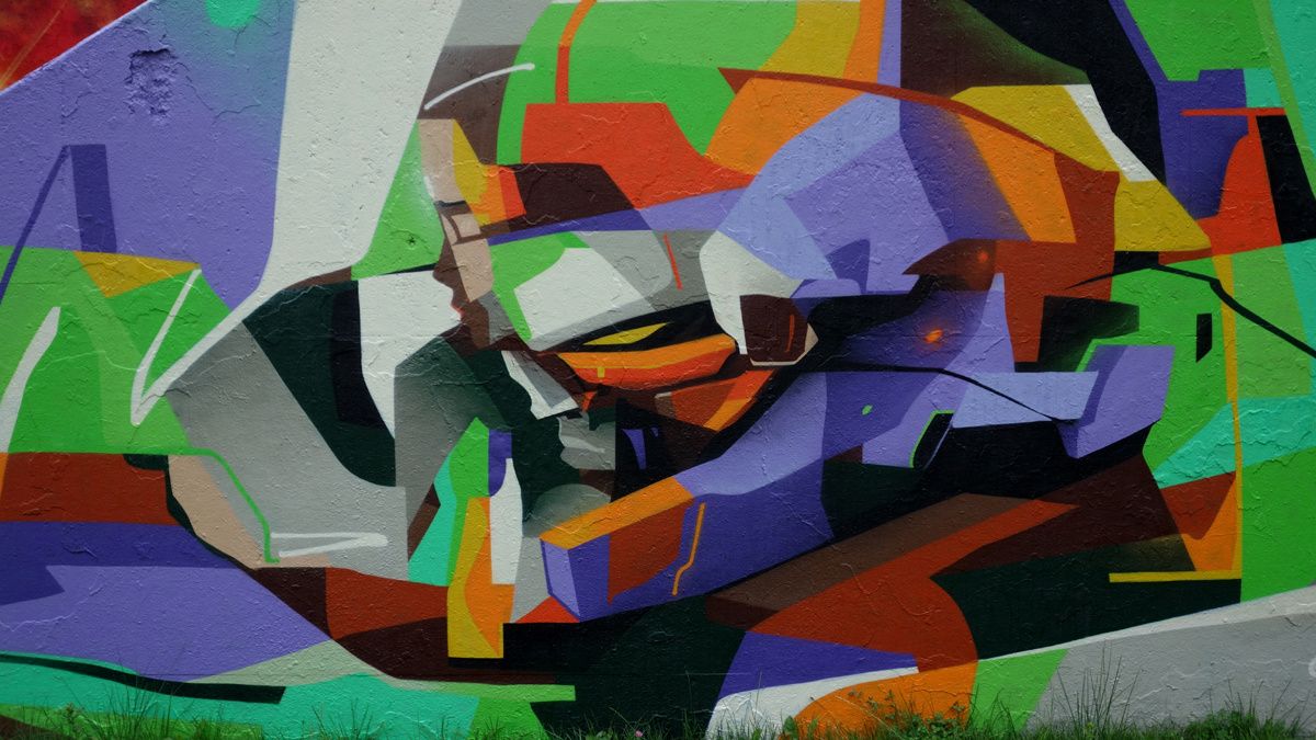 Street Art : Graffitis & Fresques Murales "Step in the Arena" 5600 Eindhoven (Pays Bas)