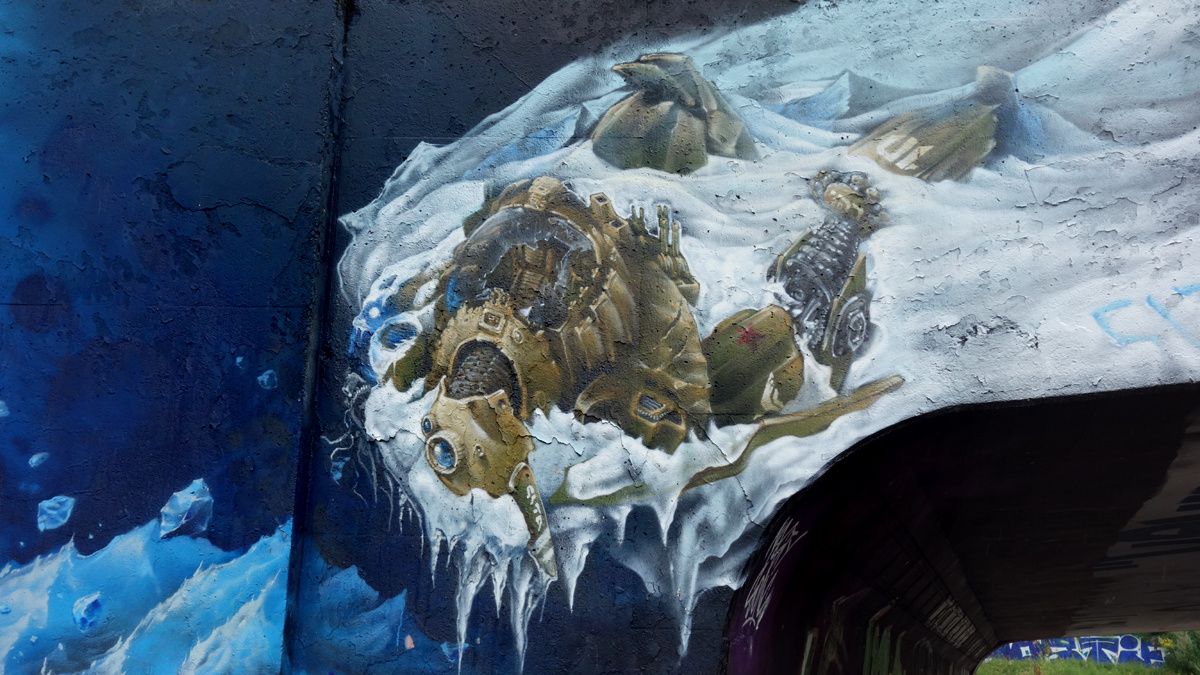 Street Art : Graffitis & Fresques Murales "Step in the Arena" 5600 Eindhoven (Pays Bas)