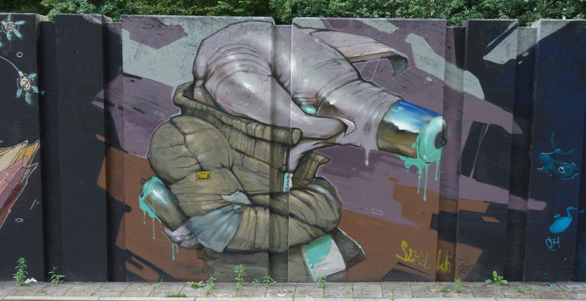 Street Art : Graffitis &amp; Fresques Murales &quot;Step in the Arena&quot; 5600 Eindhoven (Pays Bas)