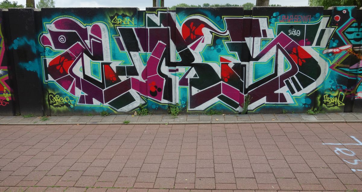 Street Art : Graffitis & Fresques Murales "Step in the Arena" 5600 Eindhoven (Pays Bas)