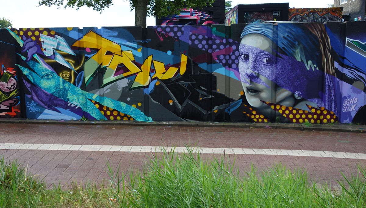 Street Art : Graffitis & Fresques Murales "Step in the Arena" 5600 Eindhoven (Pays Bas)