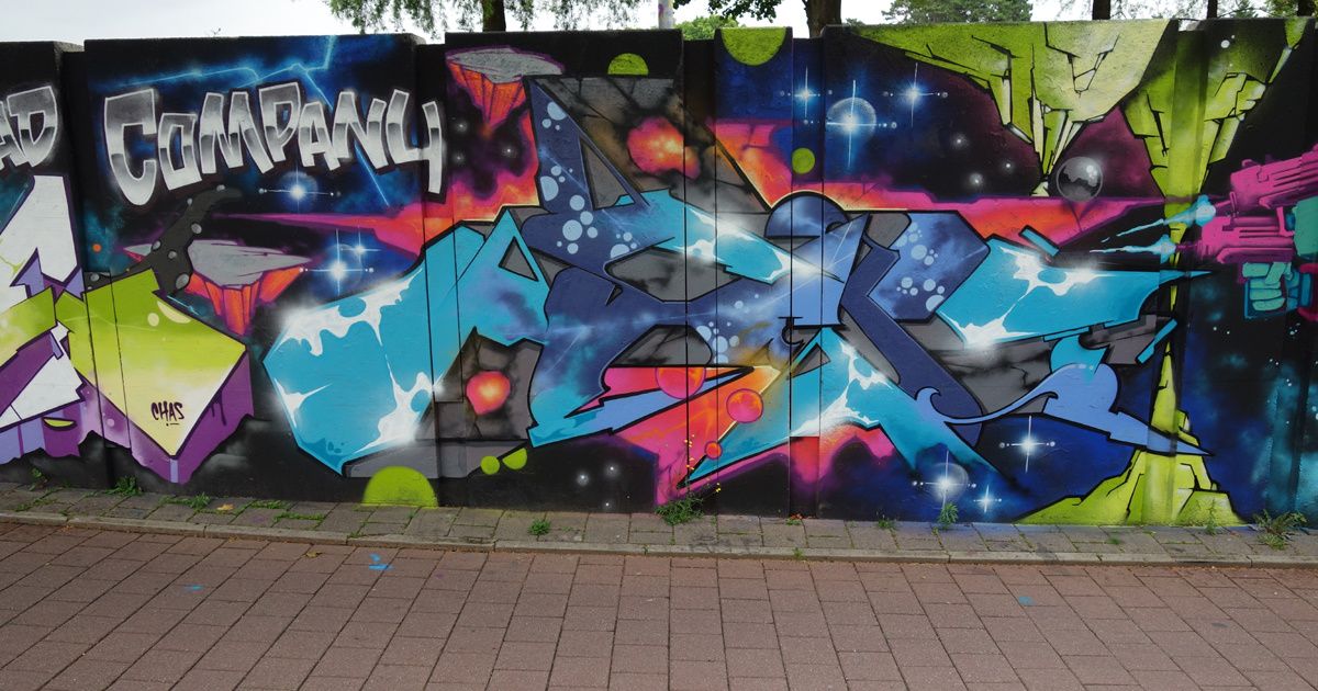 Street Art : Graffitis & Fresques Murales "Step in the Arena" 5600 Eindhoven (Pays Bas)