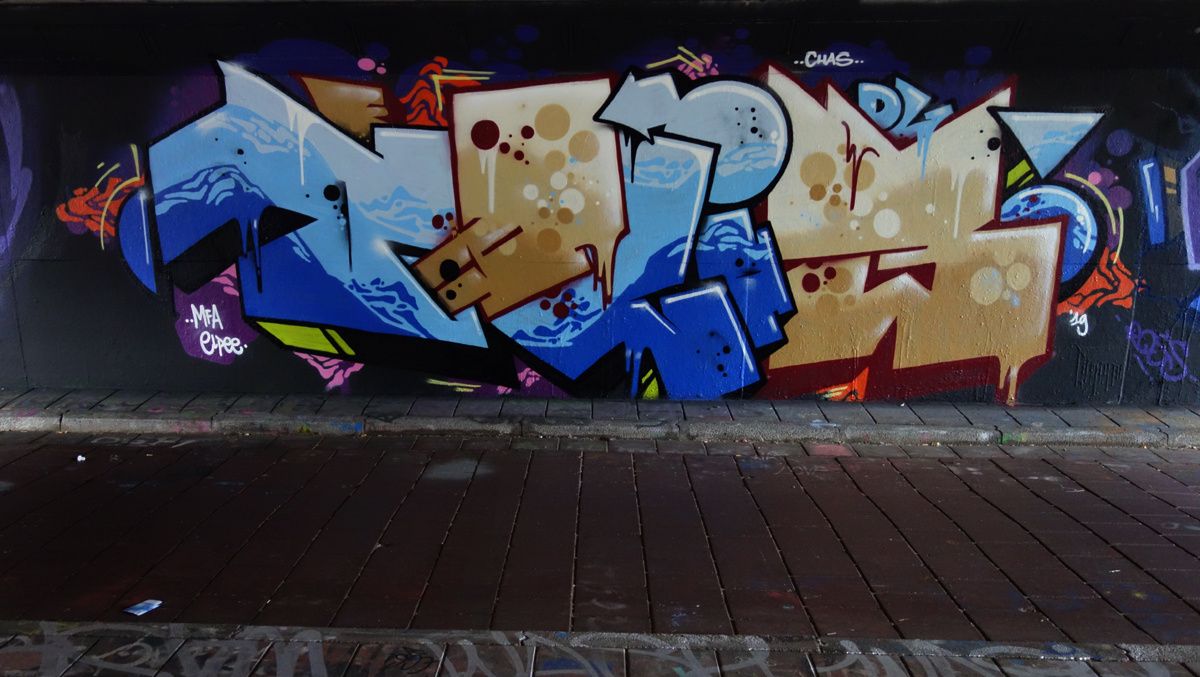 Street Art : Graffitis & Fresques Murales "Step in the Arena" 5600 Eindhoven (Pays Bas)