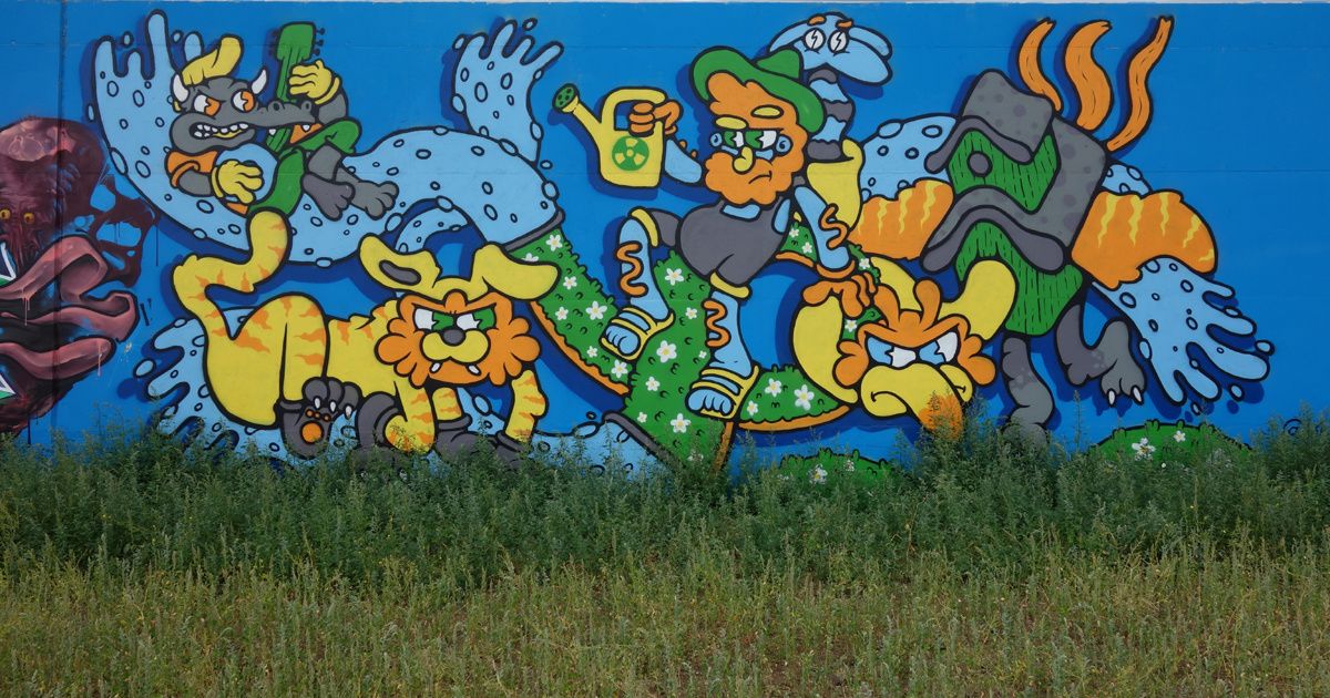 Street Art : Graffitis & Fresques Murales 2660 Antwerpen (Belgique)