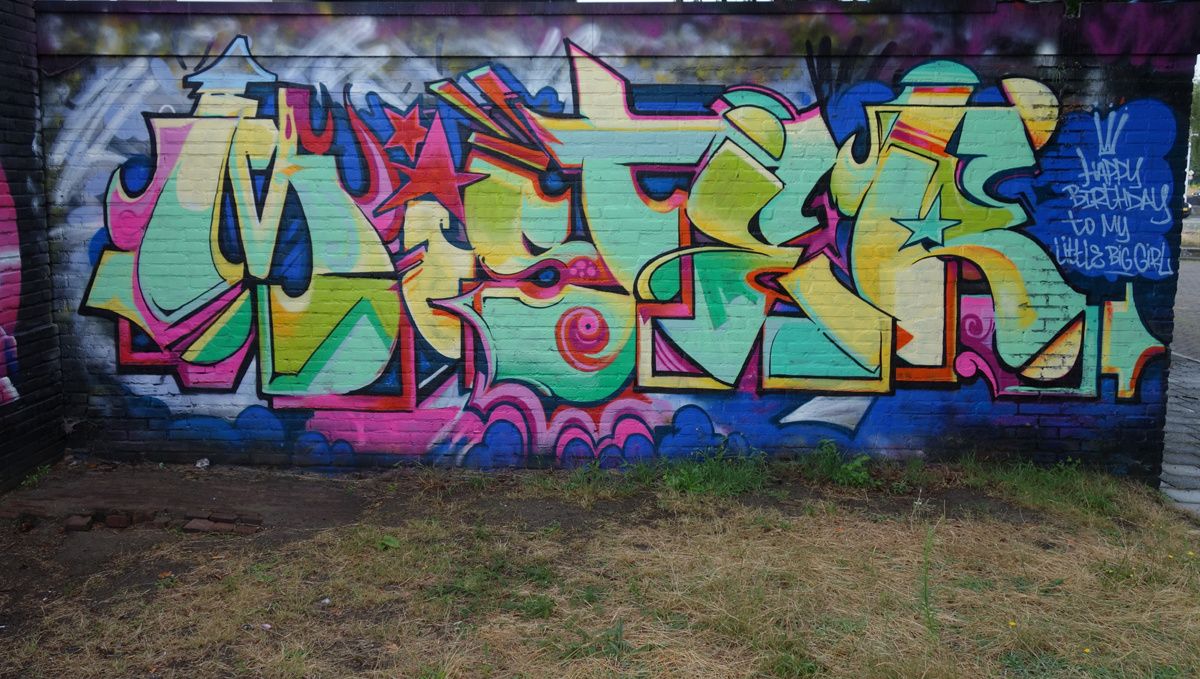 Street Art : Graffitis & Fresques Murales "Step in the Arena" 5600 Eindhoven (Pays Bas)