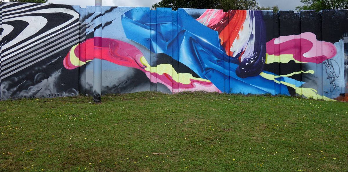 Street Art : Graffitis & Fresques Murales "Step in the Arena" 5600 Eindhoven (Pays Bas)