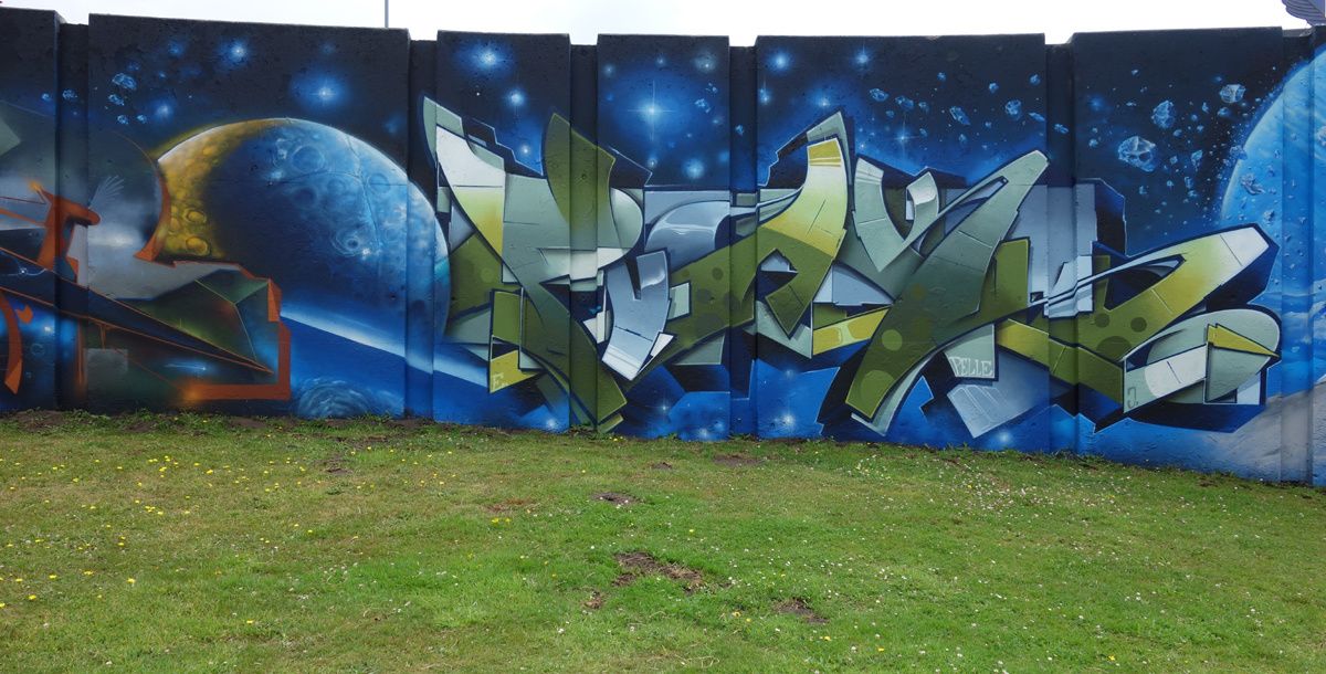 Street Art : Graffitis & Fresques Murales "Step in the Arena" 5600 Eindhoven (Pays Bas)