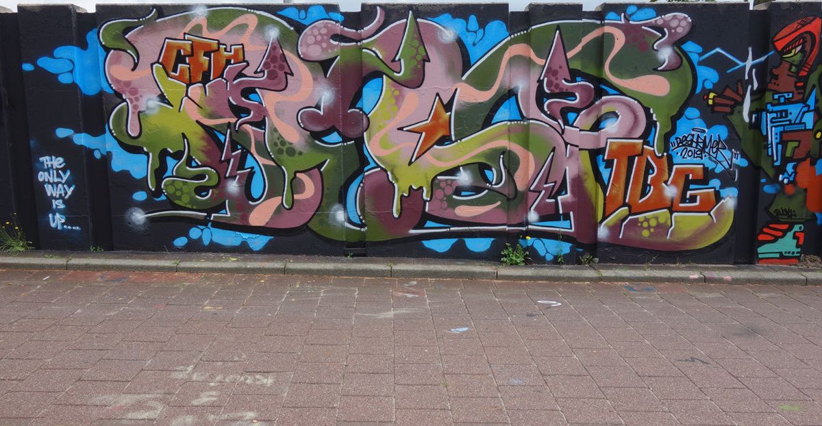 Street Art : Graffitis & Fresques Murales "Step in the Arena" 5600 Eindhoven (Pays Bas)