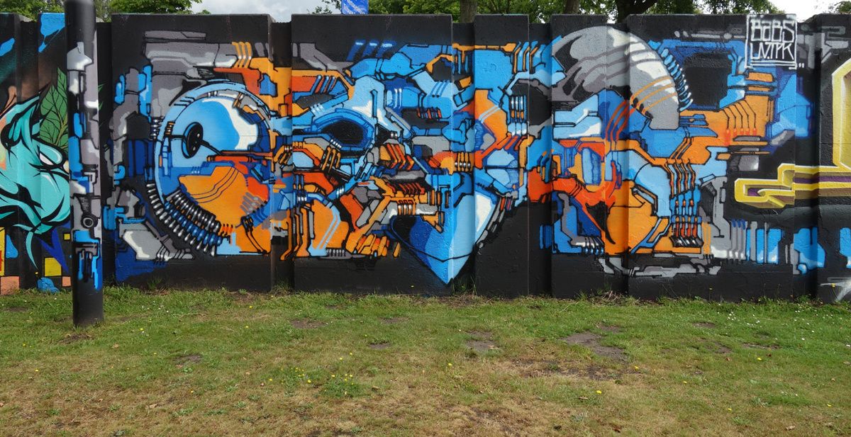 Street Art : Graffitis & Fresques Murales "Step in the Arena" 5600 Eindhoven (Pays Bas)