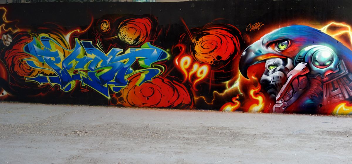 Street Art : Graffitis & Fresques Murales 91477 Palaiseau