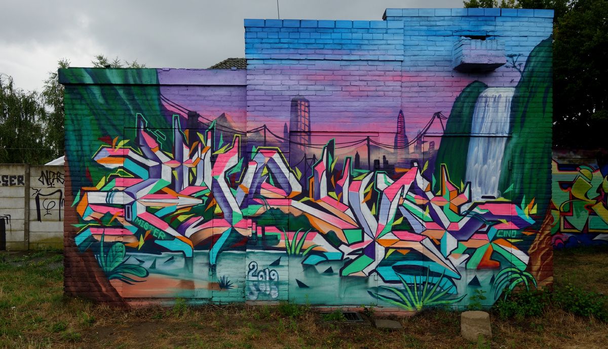 Street Art : Graffitis & Fresques Murales "Step in the Arena" 5600 Eindhoven (Pays Bas)