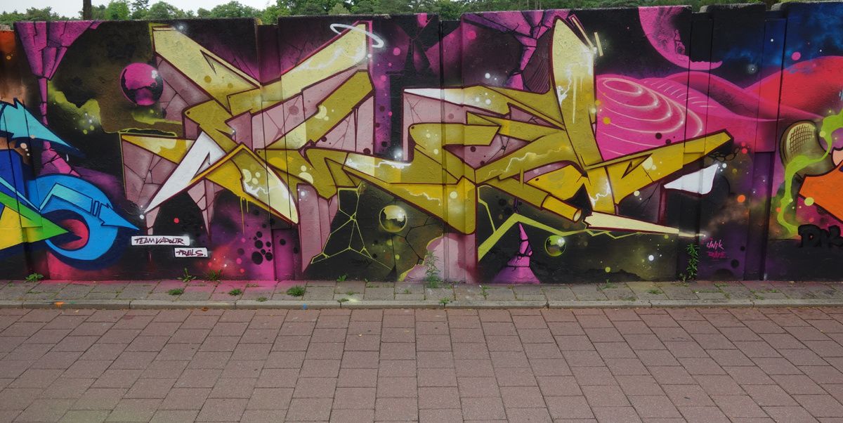 Street Art : Graffitis & Fresques Murales "Step in the Arena" 5600 Eindhoven (Pays Bas)