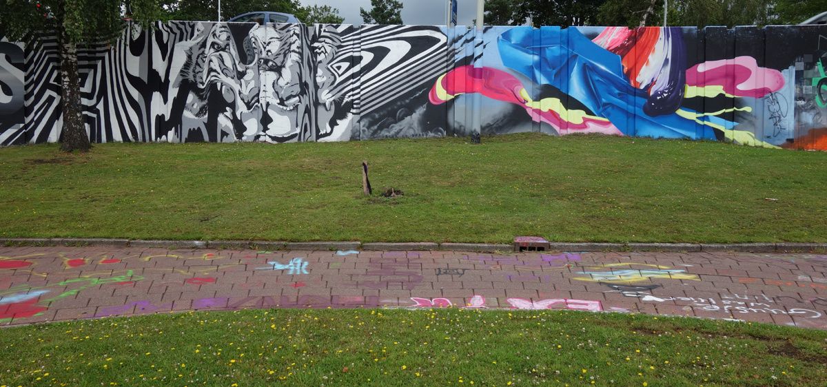 Street Art : Graffitis & Fresques Murales "Step in the Arena" 5600 Eindhoven (Pays Bas)