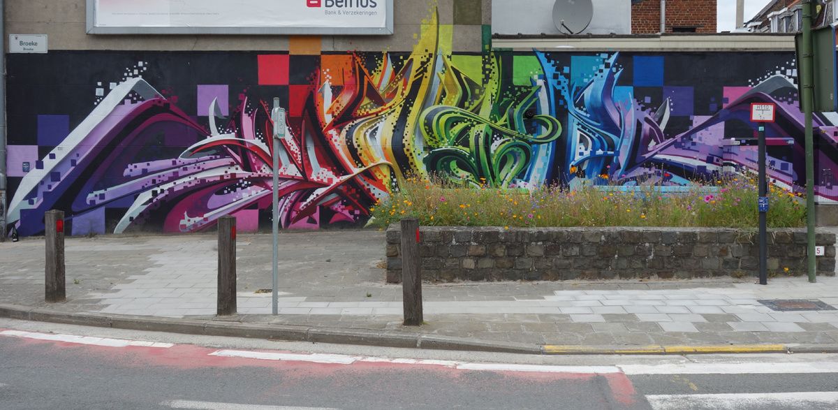 Street Art : Graffitis & Fresques Murales 9600 Ronse (Belgique)