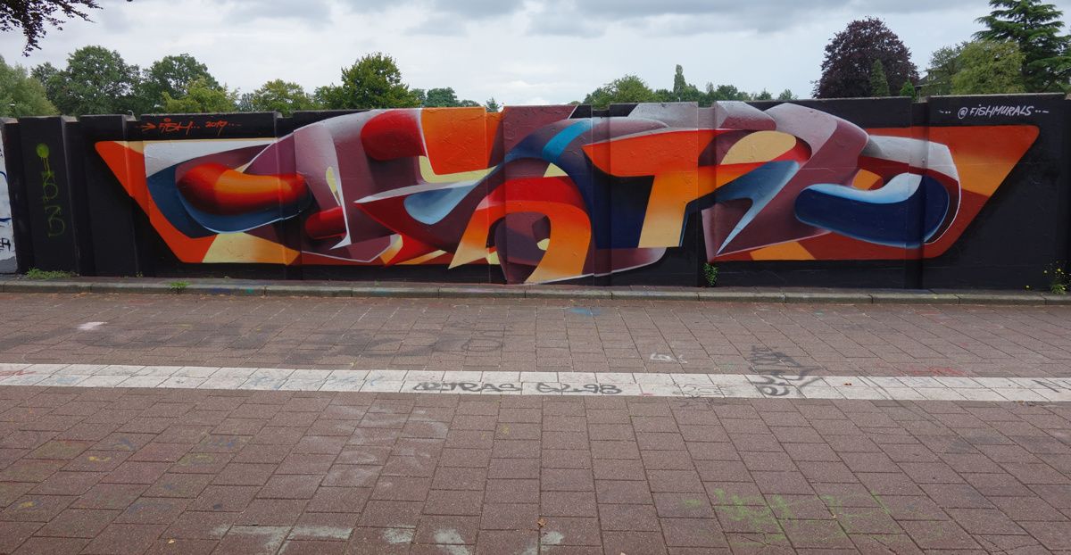 Street Art : Graffitis & Fresques Murales "Step in the Arena" 5600 Eindhoven (Pays Bas)