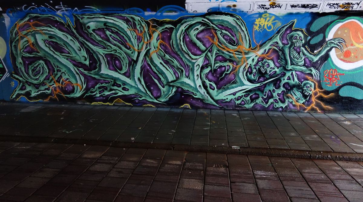 Street Art : Graffitis & Fresques Murales "Step in the Arena" 5600 Eindhoven (Pays Bas)