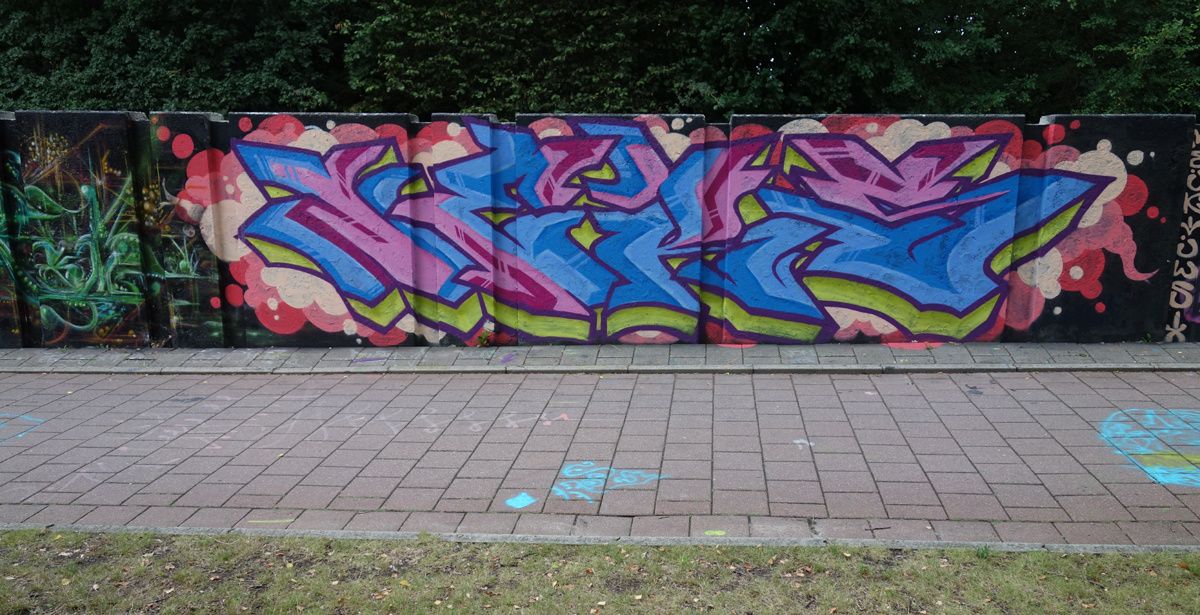 Street Art : Graffitis & Fresques Murales "Step in the Arena" 5600 Eindhoven (Pays Bas)