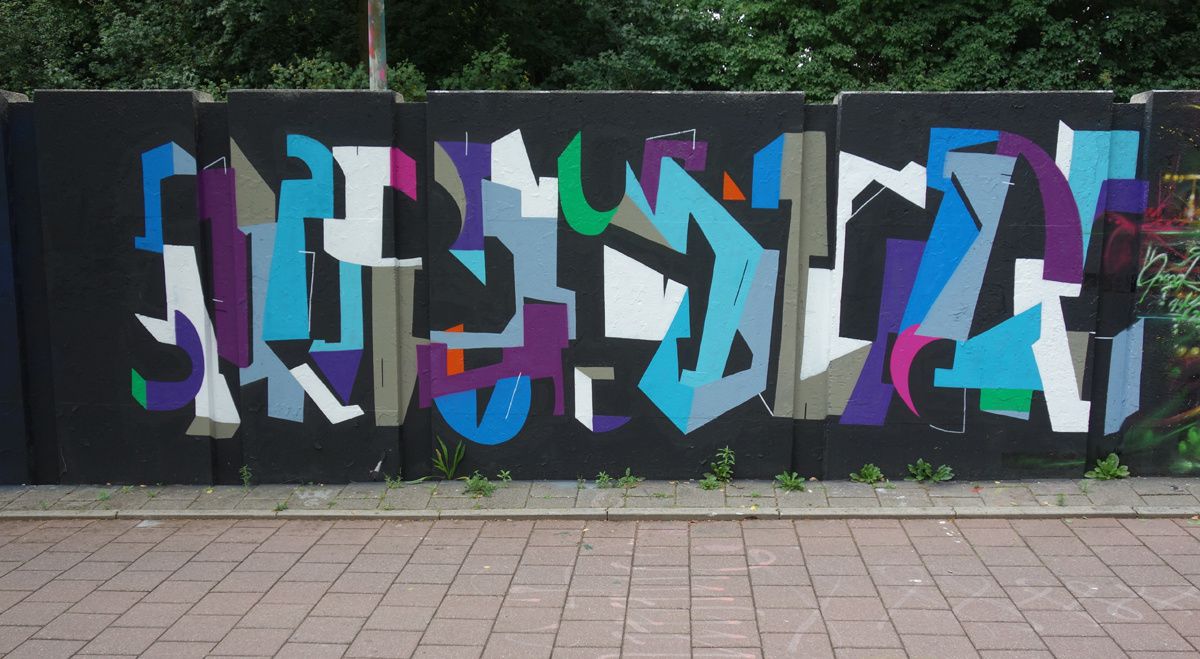 Street Art : Graffitis & Fresques Murales "Step in the Arena" 5600 Eindhoven (Pays Bas)