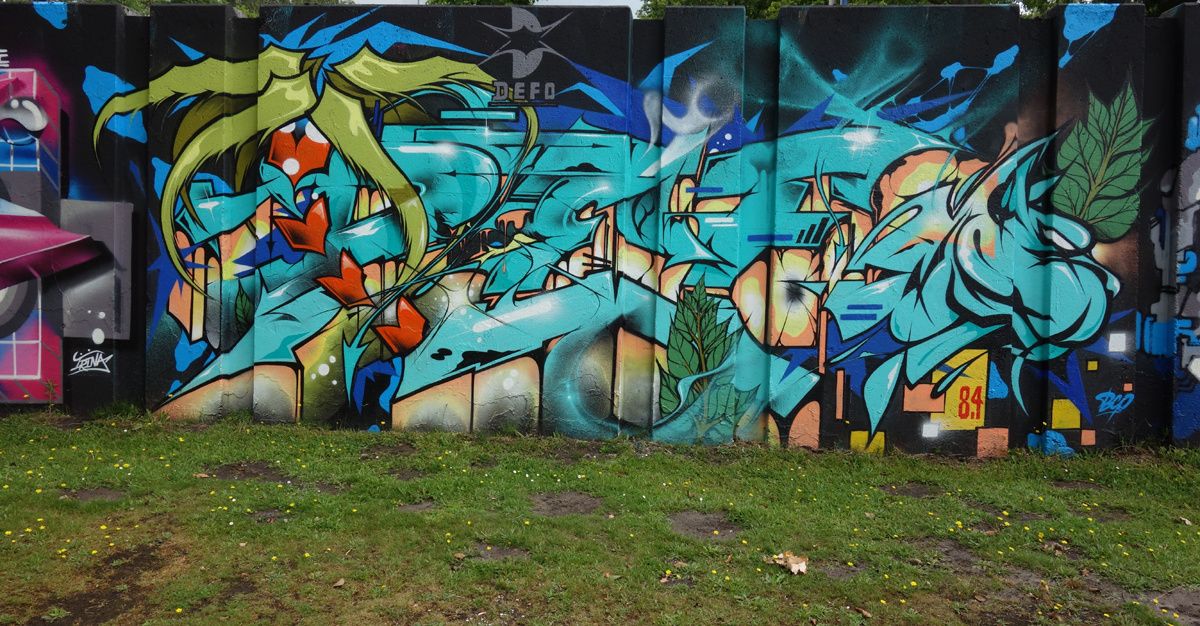 Street Art : Graffitis & Fresques Murales "Step in the Arena" 5600 Eindhoven (Pays Bas)