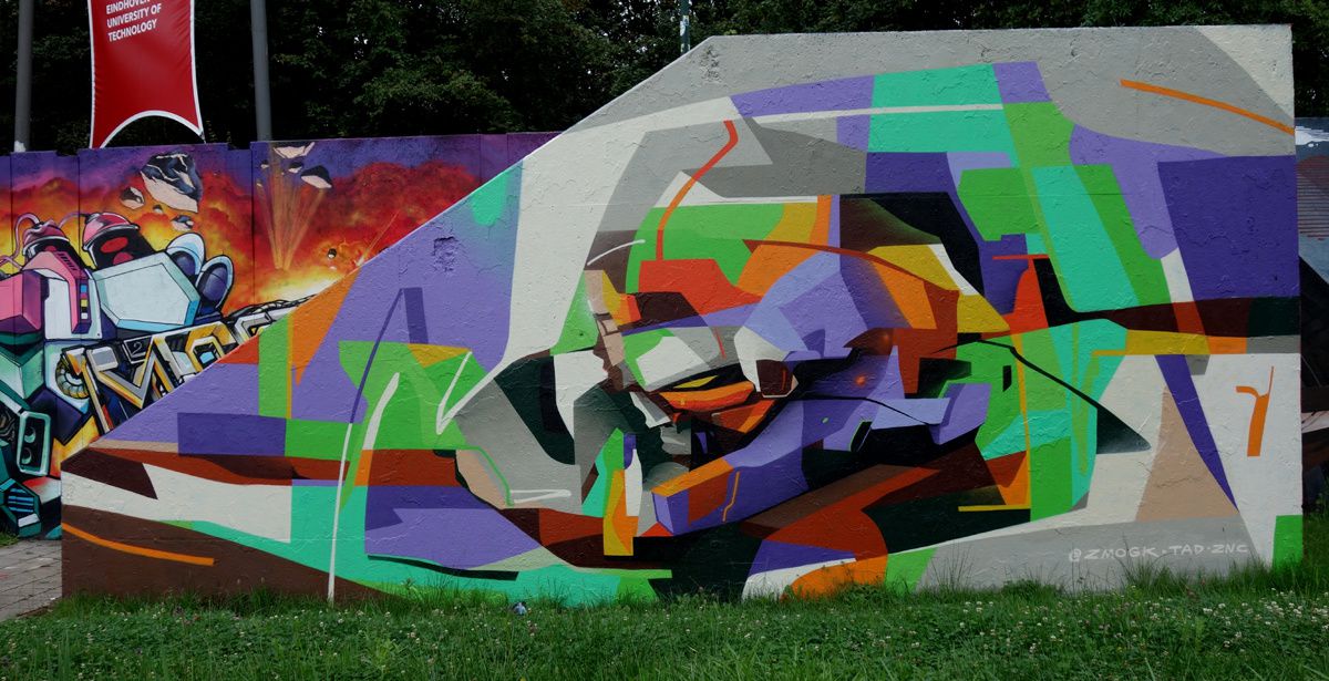 Street Art : Graffitis & Fresques Murales "Step in the Arena" 5600 Eindhoven (Pays Bas)