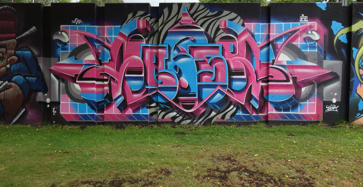 Street Art : Graffitis & Fresques Murales "Step in the Arena" 5600 Eindhoven (Pays Bas)