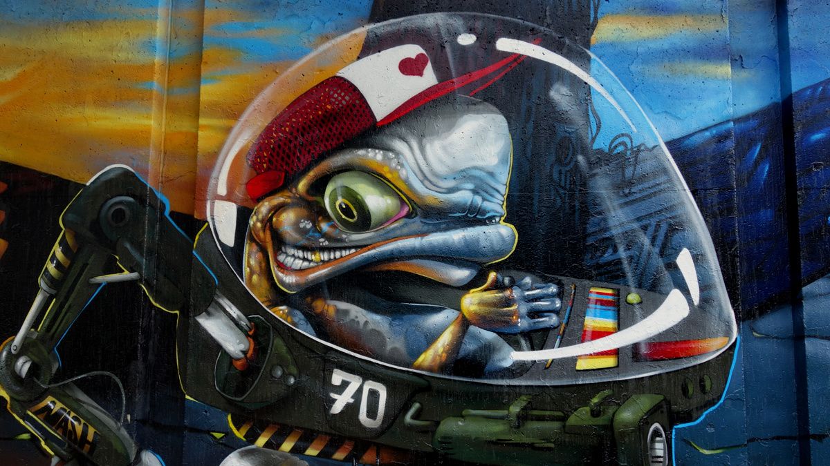 Street Art : Graffitis & Fresques Murales "Step in the Arena" 5600 Eindhoven (Pays Bas)